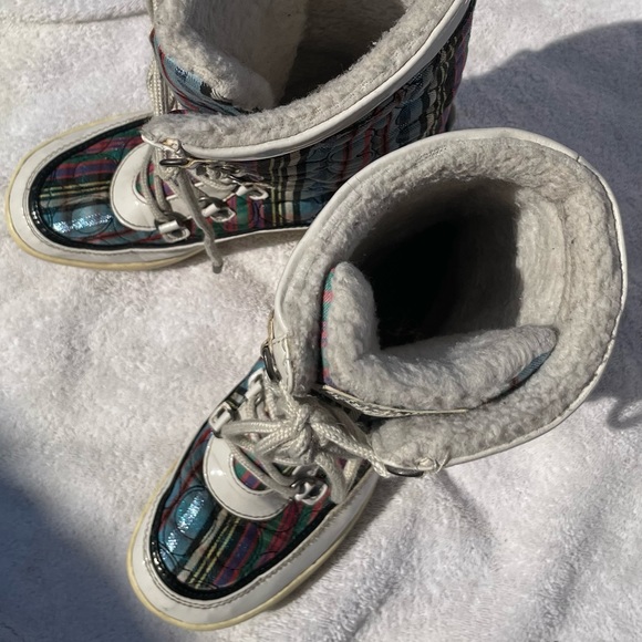 Coach Peggey signature C snow boot US sz 7 - Picture 4 of 10